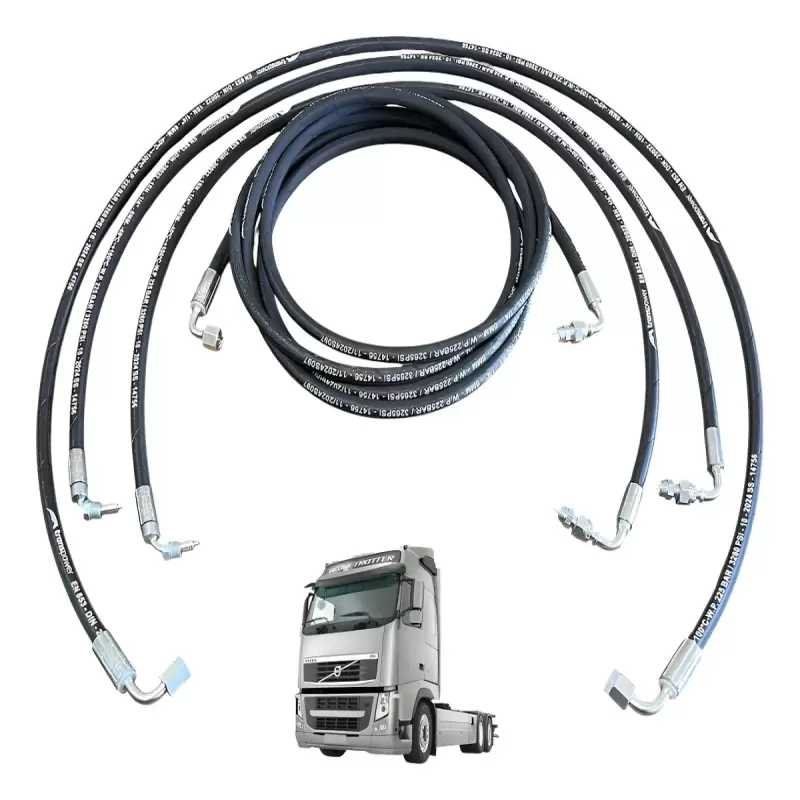 Kit Mangueiras Basculamento De Cabine Volvo Fh Até 2015